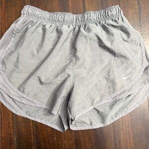 Nike Women's Light Gray Athletic Shorts